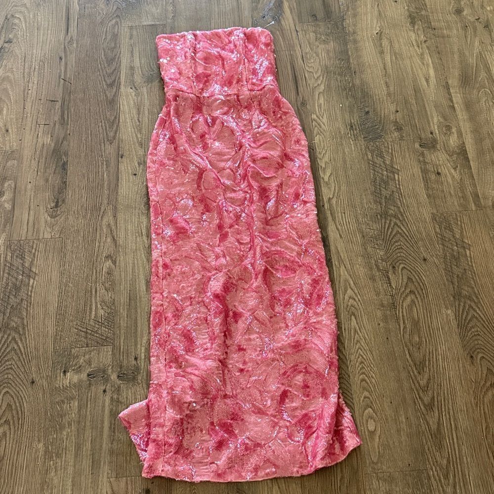 Helsi strapless Leslie sequin dress - Picture 3 of 5